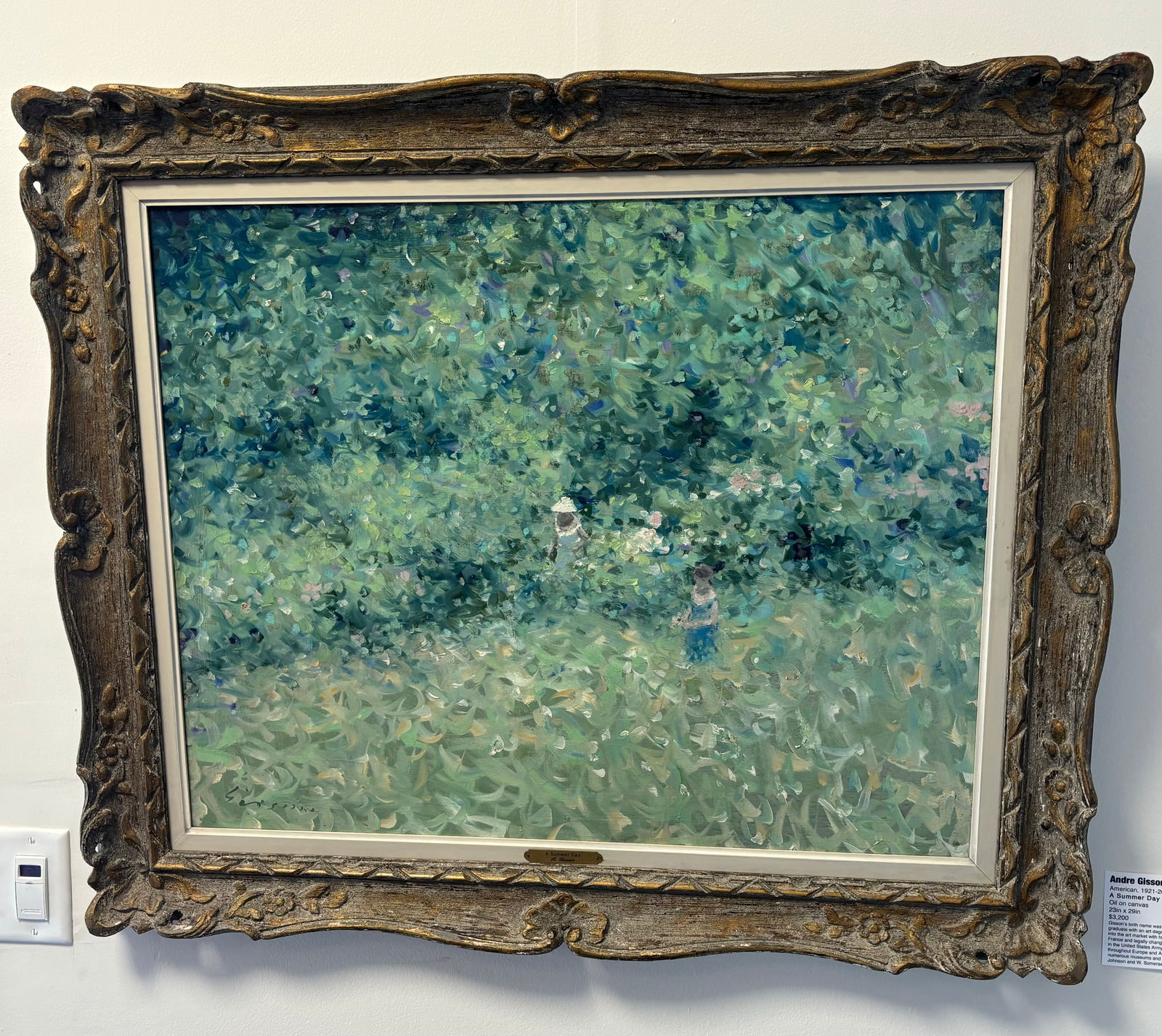 Andre Gisson (American, 1921-2003) "A Summer Day" (1 of 3)