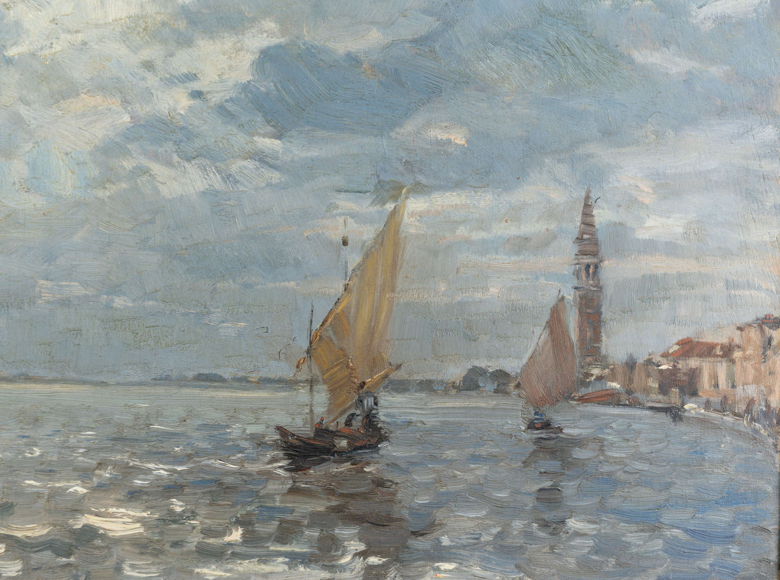 Emma Ciardi (Italian, 1879-1933) "Gray Weather" (1 of 6)