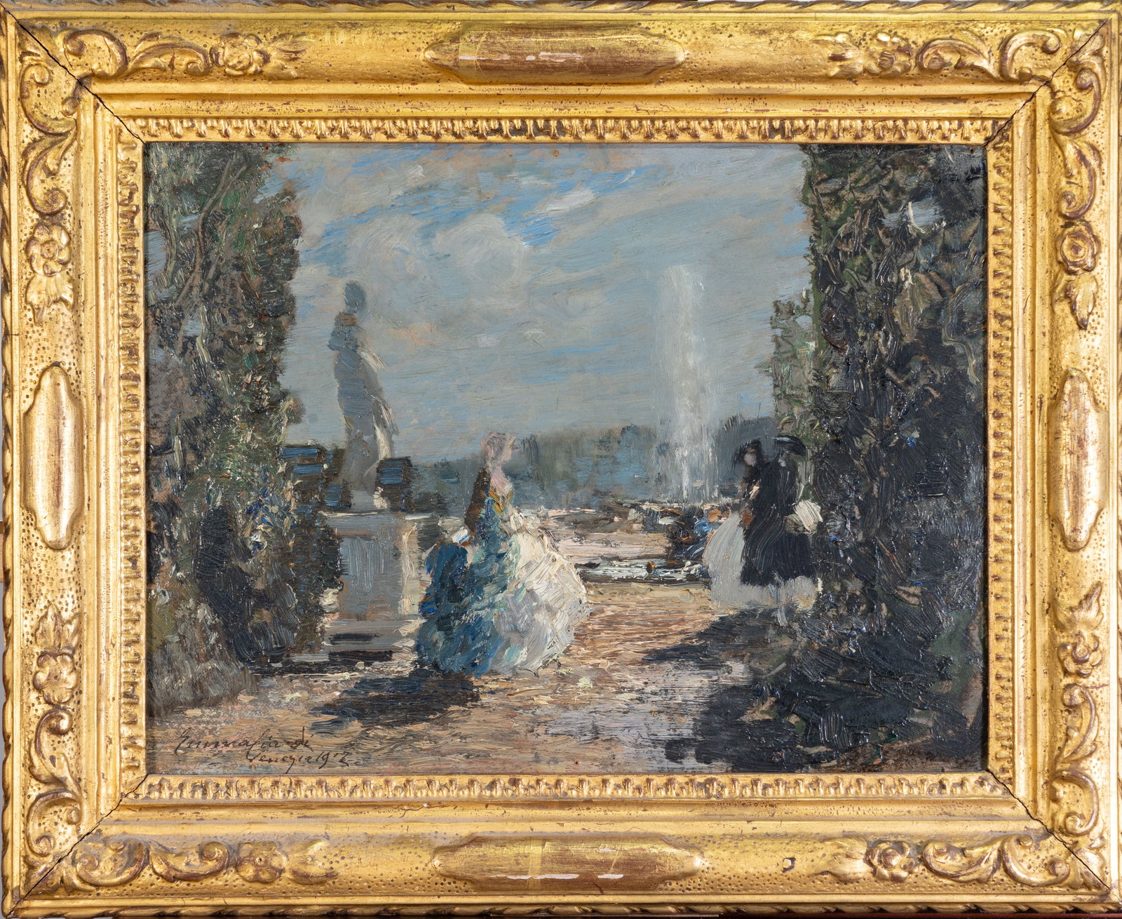 Emma Ciardi (Italian, 1879-1933) "Venice Fountain" (1 of 7)