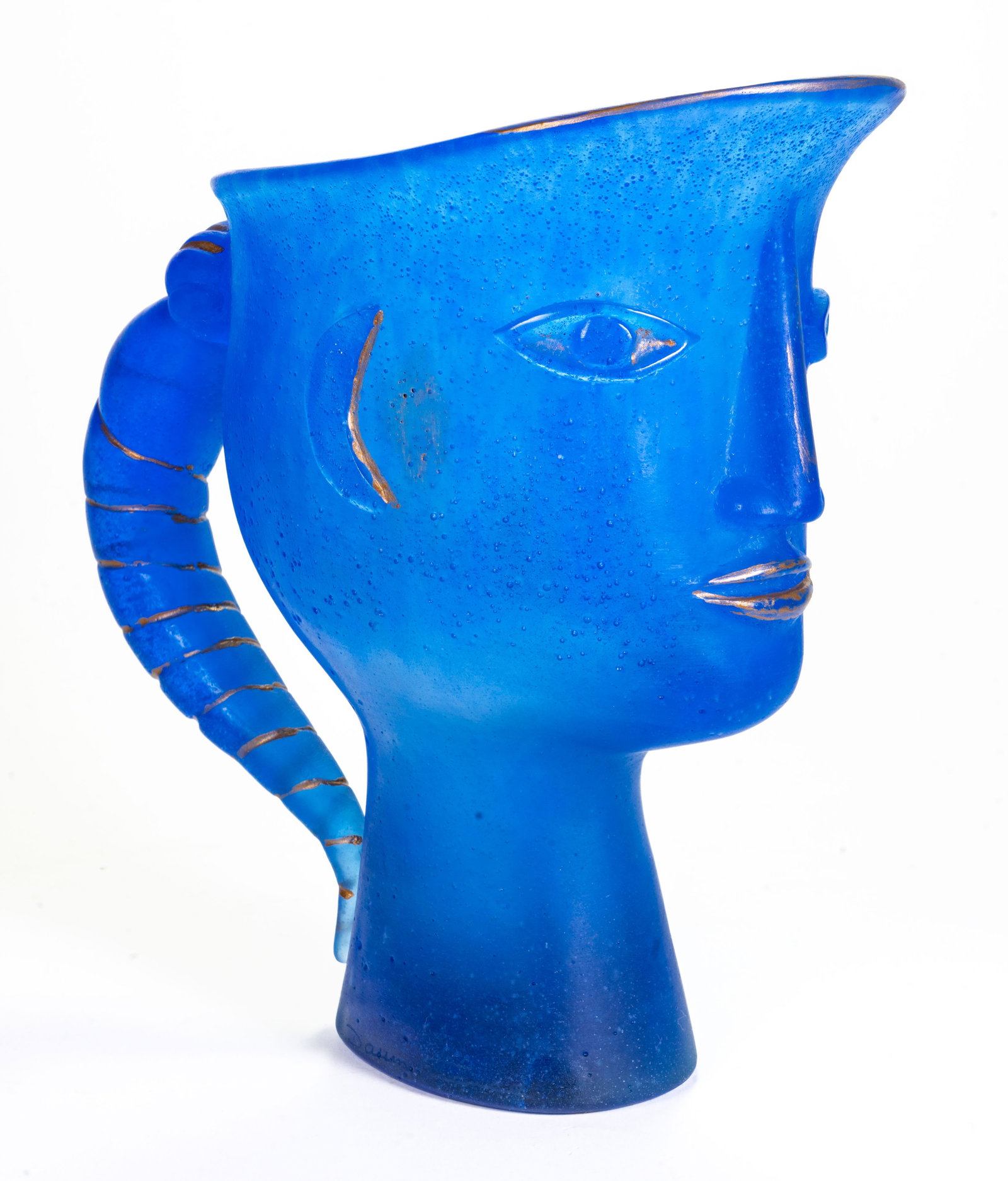 Daum Jean Cocteau Pate De Verre Pitcher (1 of 11)