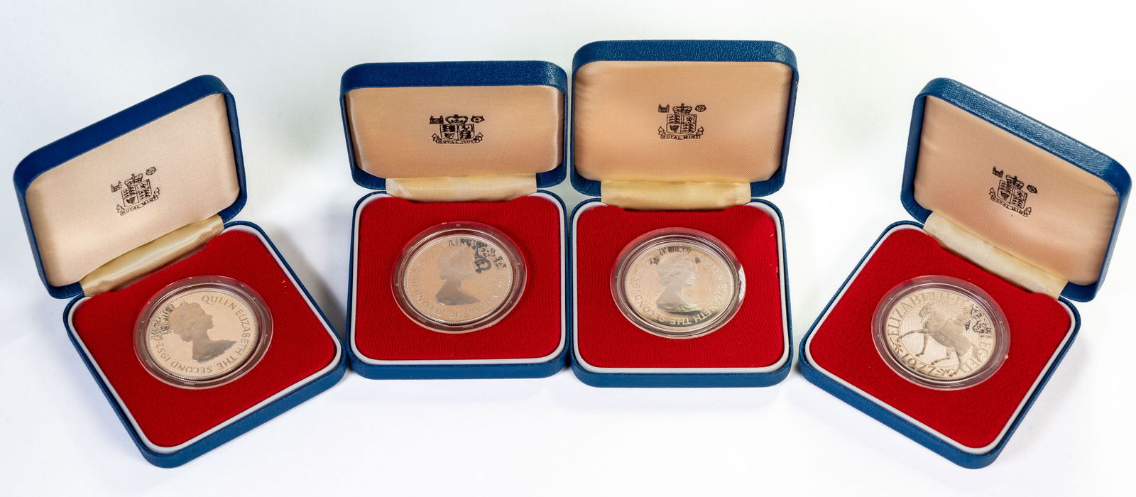 Four (4) 1977 Elizabeth II 25 Pence Proofs in OGP (1 of 3)