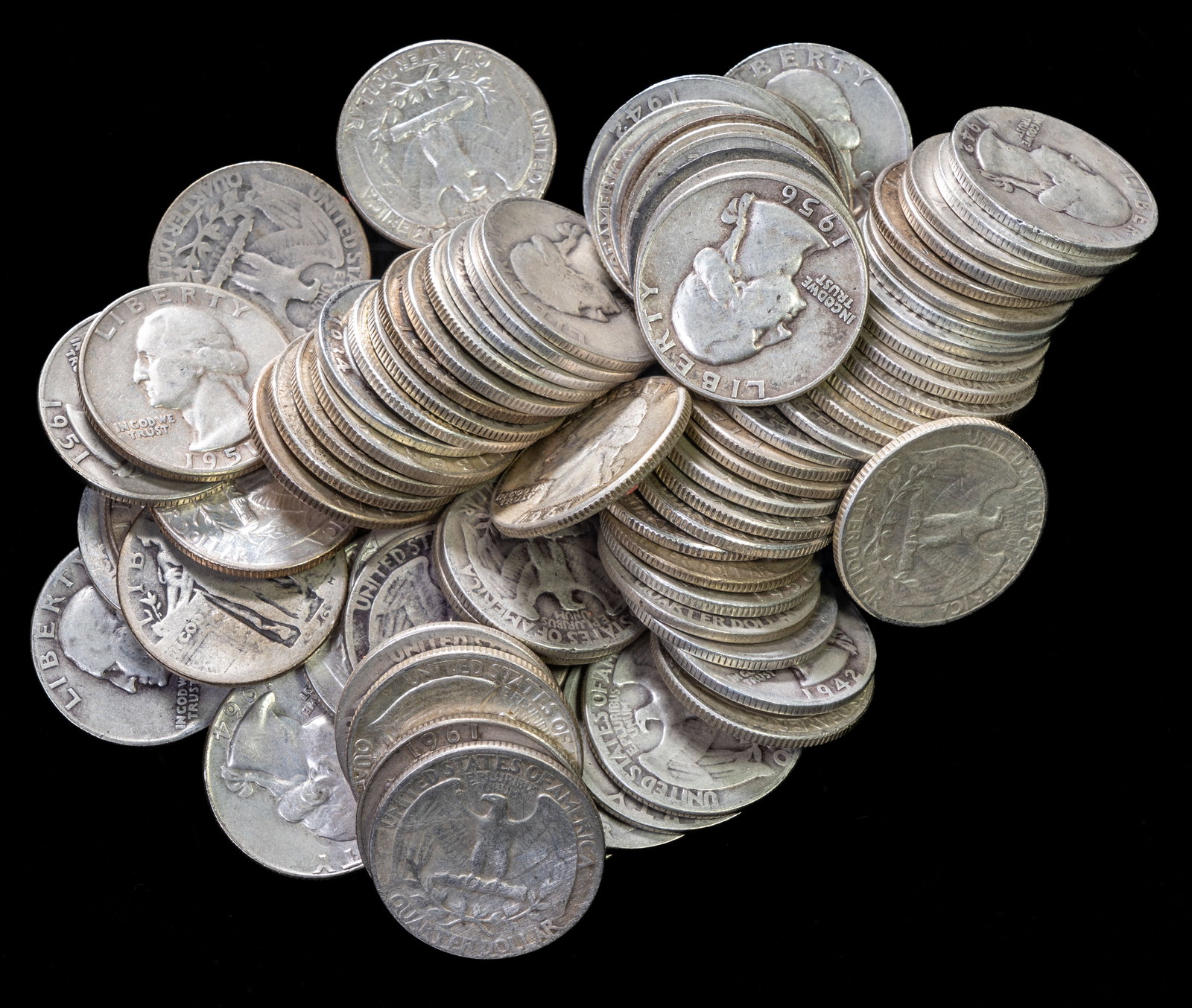 $20FV United States Washington Silver Quarters (1 of 1)