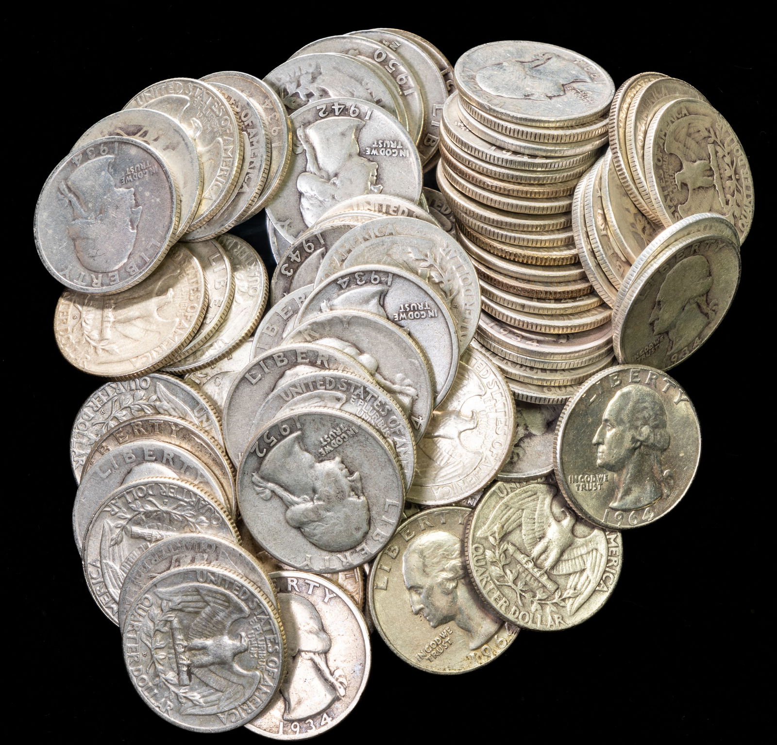 $20FV United States Washington Silver Quarters (1 of 1)