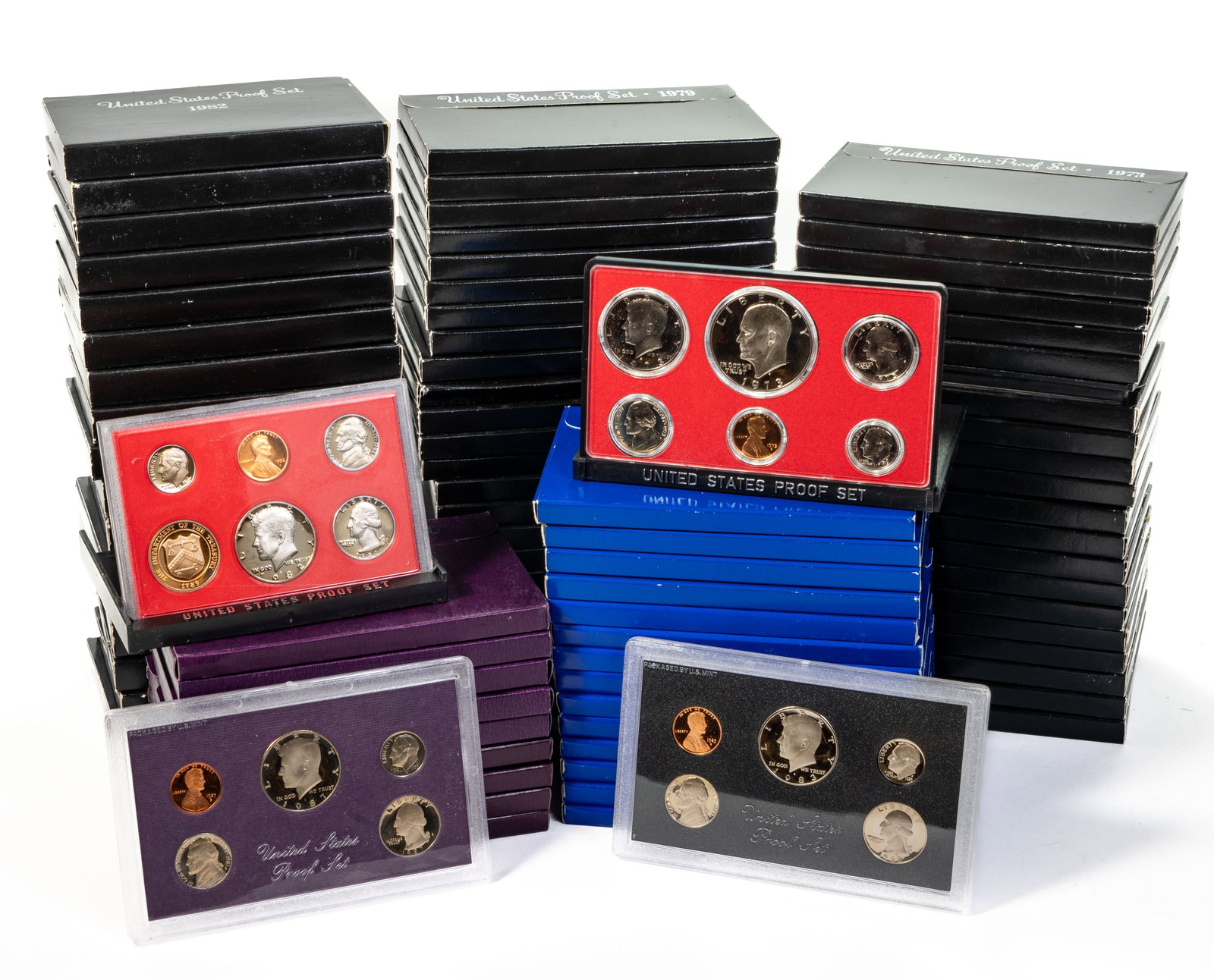 Eighty-Eight(88) Mixed Date United States Proof Sets (1 of 1)