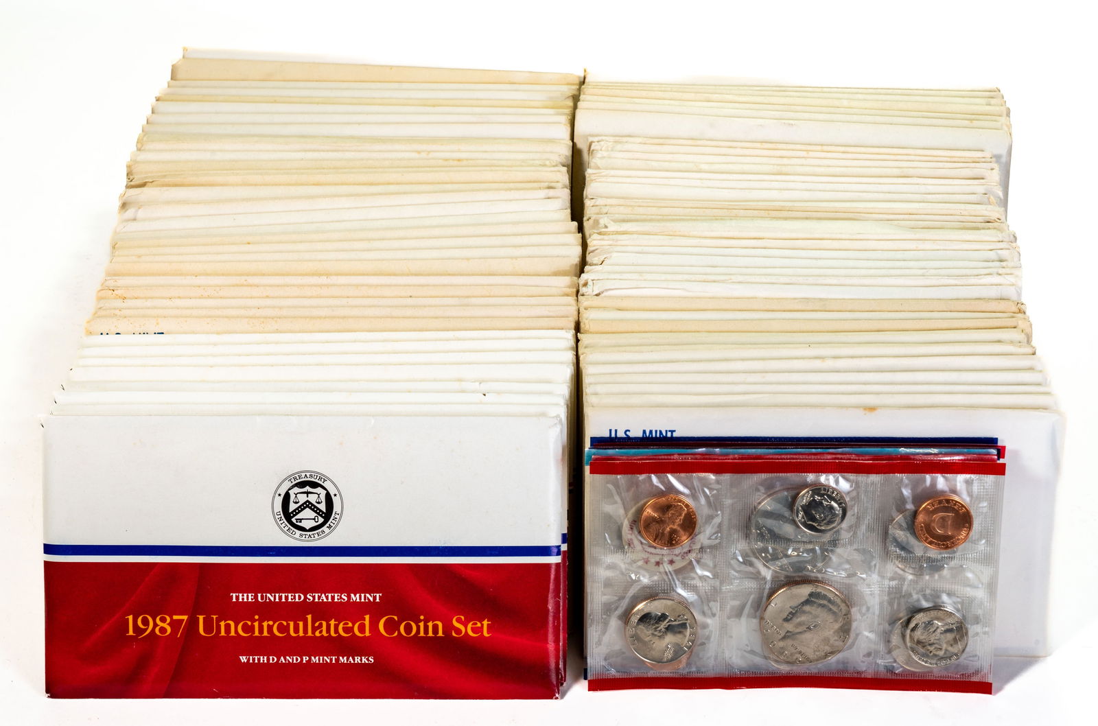 Seventy-Two(72) Mixed Date United States Mint Sets (1 of 2)