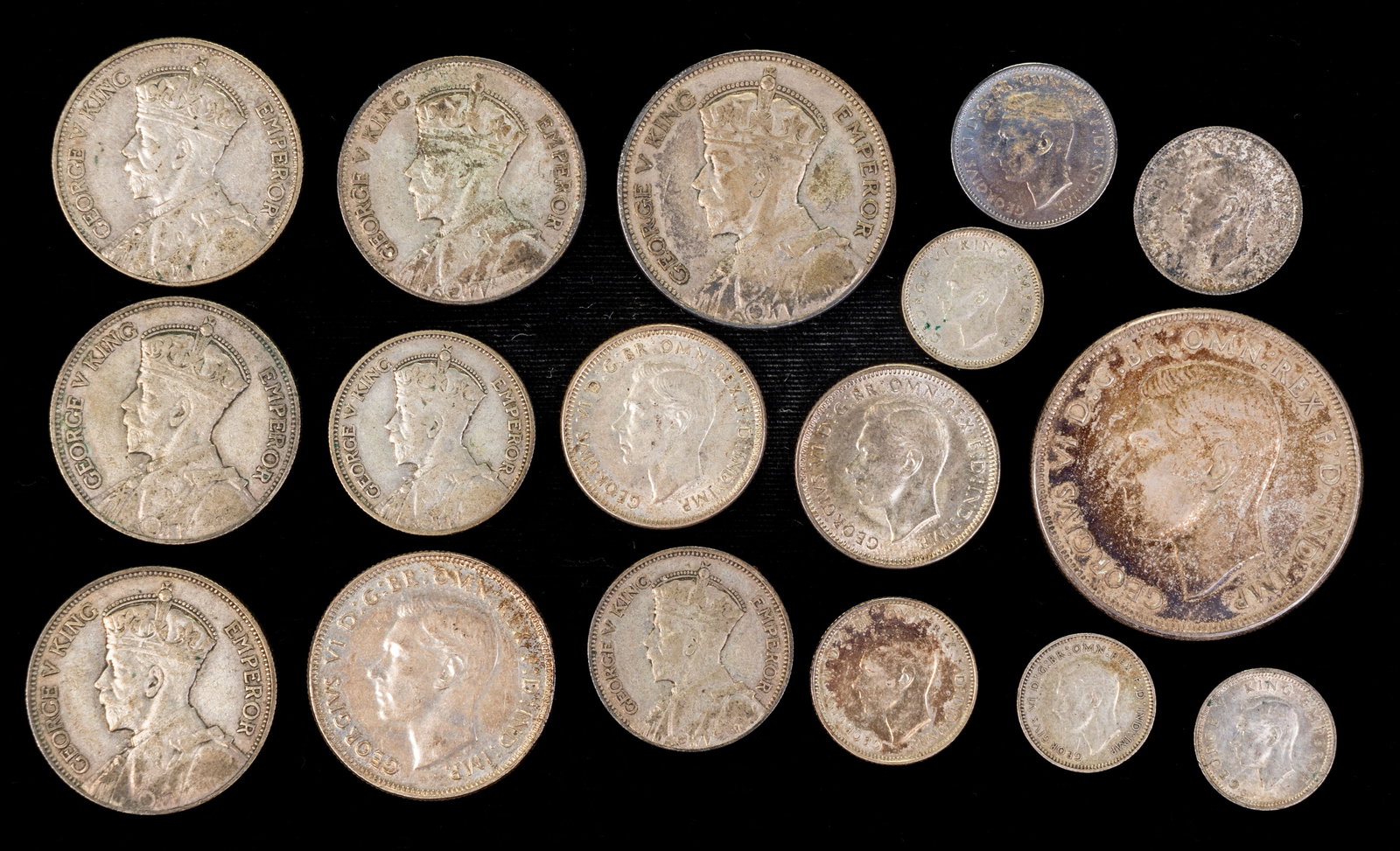 Seventeen(17) Mixed Australian & New Zealand Silver Coins (1 of 2)