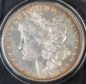 1901 Morgan Silver Dollar
