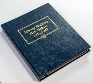 Forty-six (46) U.S. Walking Liberty in Blue Book $23 FV