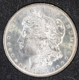 1883 O Uncirculated Morgan Silver Dollar
