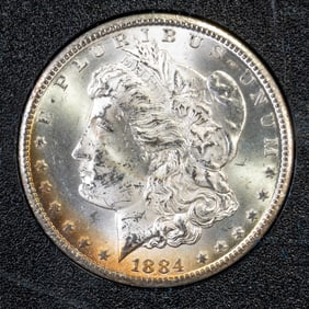 1884 CC Morgan Silver Dollar GSA Hoard