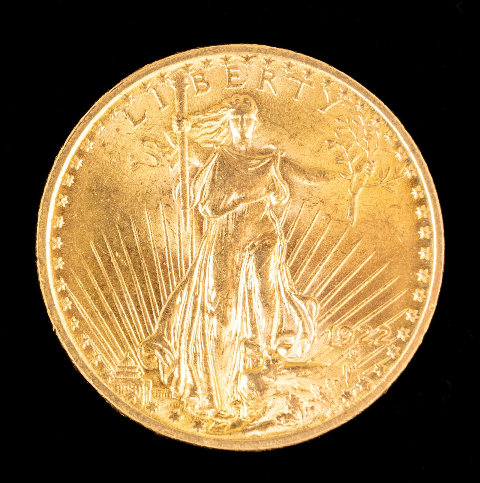 1922 US  St. Gaudens $20 Gold Coin One Ounce (1 of 2)
