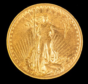 1911 S US St. Gaudens $20 Gold Coin One Ounce