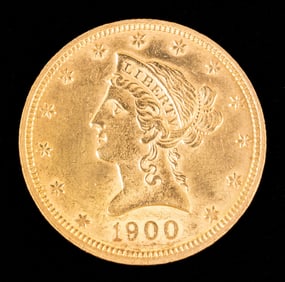 1900 US Liberty Head $10 Gold Coin