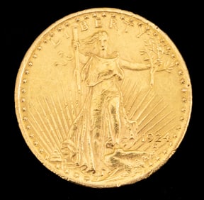 1924 US St Gaudens $20 Gold Coin Double Eagle