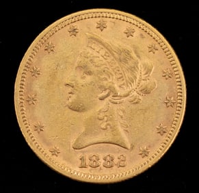 1882 US $10.00 Liberty Head Eagle Gold Coin
