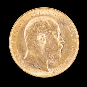 Great Britain 1906 Gold Sovereign Edward VII, .235 AGW