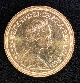 Great Britain 1980 Gold Sovereign Elizabeth II, .235 AGW