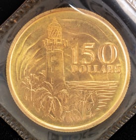 Founding of Singapore, $150 Gold Coin 1969