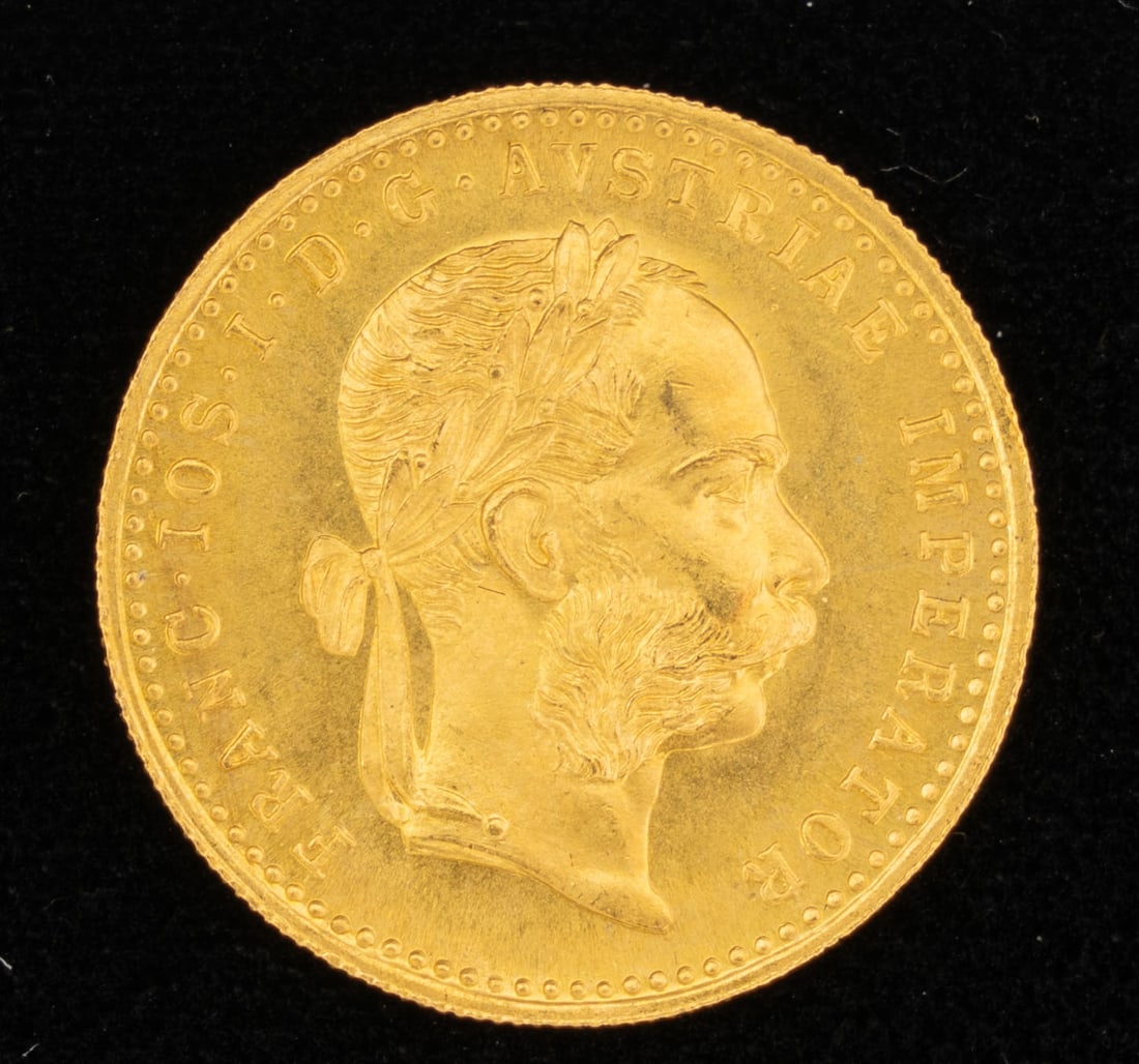 1915 Austrian 1 Ducat Gold Coin (1 of 2)