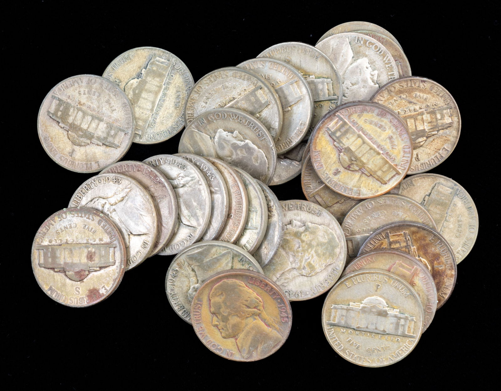 Thirty Three War Nickels 35% Silver (1 of 1)