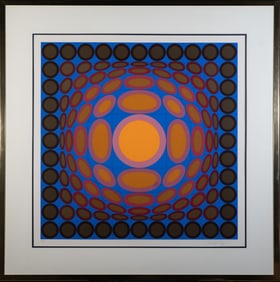 Victor Vasarely Lithograph “Tri-Vega” Signed AP
