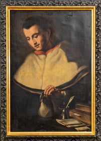 Early 19th C. Painting of St Thomas De Villanueva