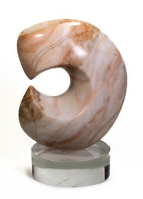 Mid Century Alabaster Sculpture signed M. Hodnett