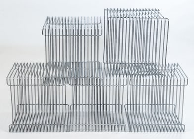 Five (5) Verner Panton "Pantonova" Modular Table Shelves