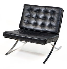Contemporary Knoll Barcelona Style Chair