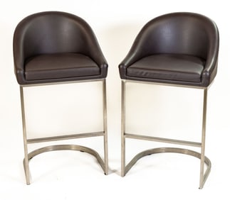 Pair of Otis Bar Stools by Matrix Imports