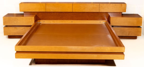 Maurice Villency Platform Bed, Queen Size