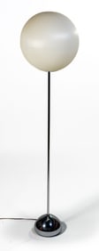Ball shade floor lamp attributed Robert Sonneman