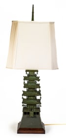 Japanese Pagoda Form Table Lamp