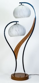 Modern Double Bell-Form Lamp