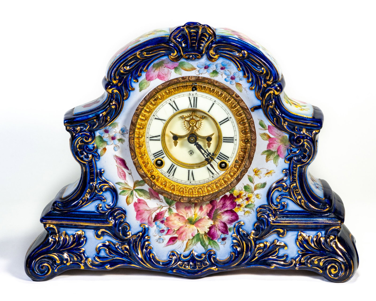 Ansonia Porcelain Clock (1 of 9)