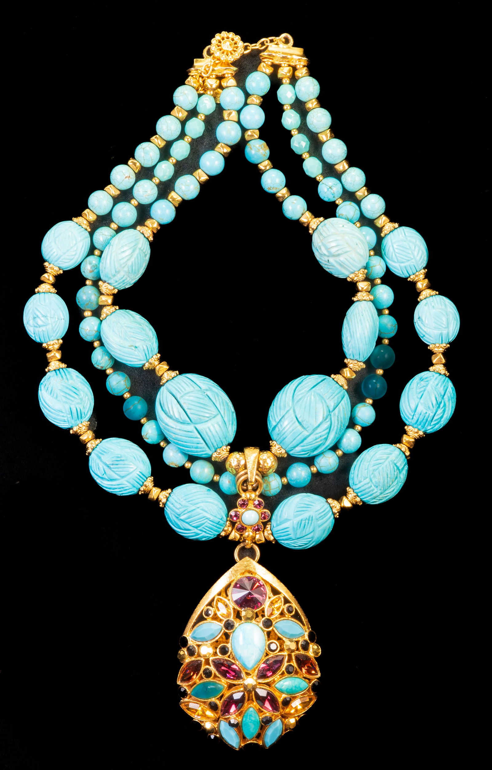 Jose and Maria Barrera Statement Necklace (1 of 4)