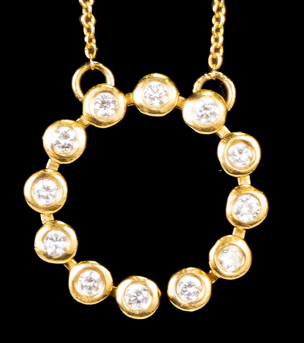 David Melnick 18k Diamond Necklace (1 of 3)