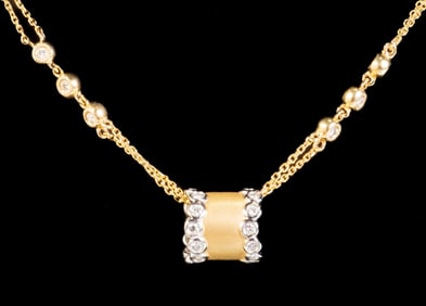 14k Gold Diamond Necklace
