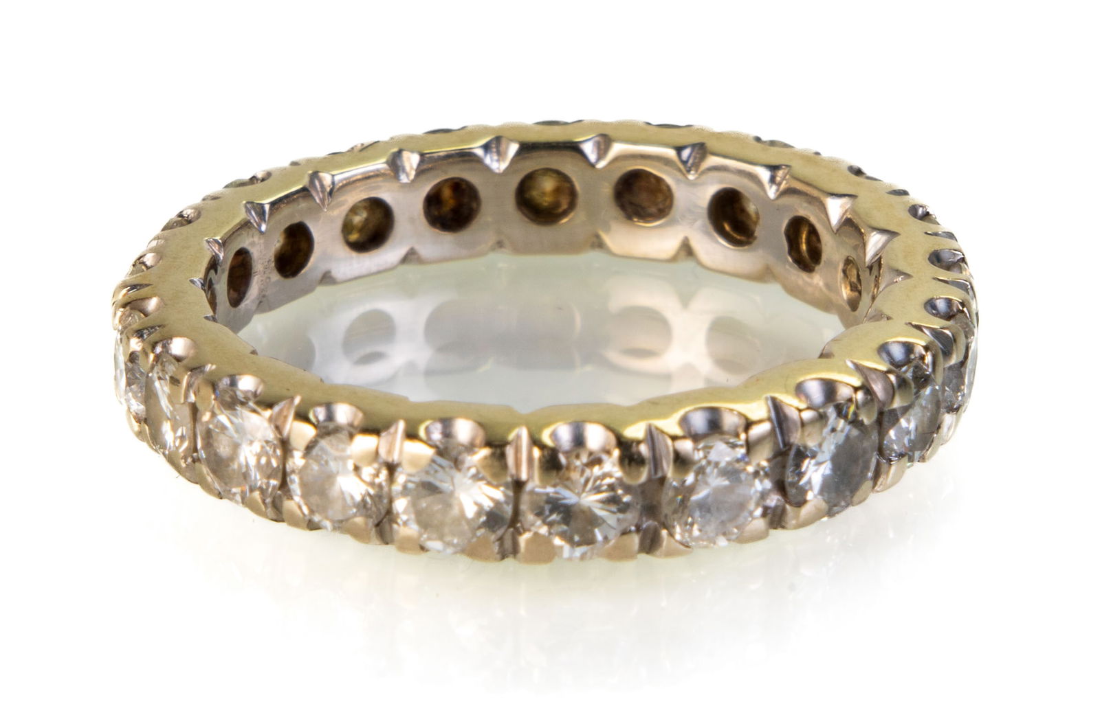 14k White Gold Diamond Eternity Band (1 of 4)