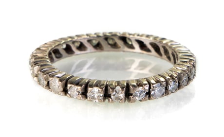 18k Gold Diamond Eternity Ring Band