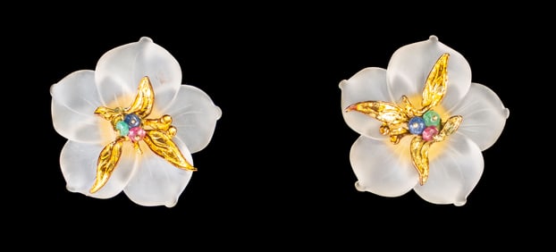 14k Rajola Necklace and Earrings Set