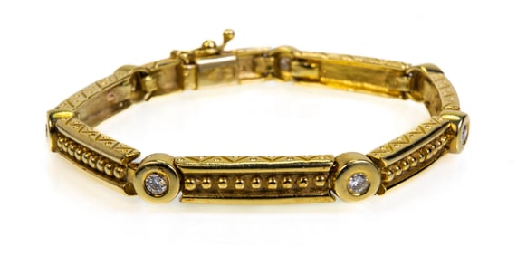 14k Diamond Bracelet