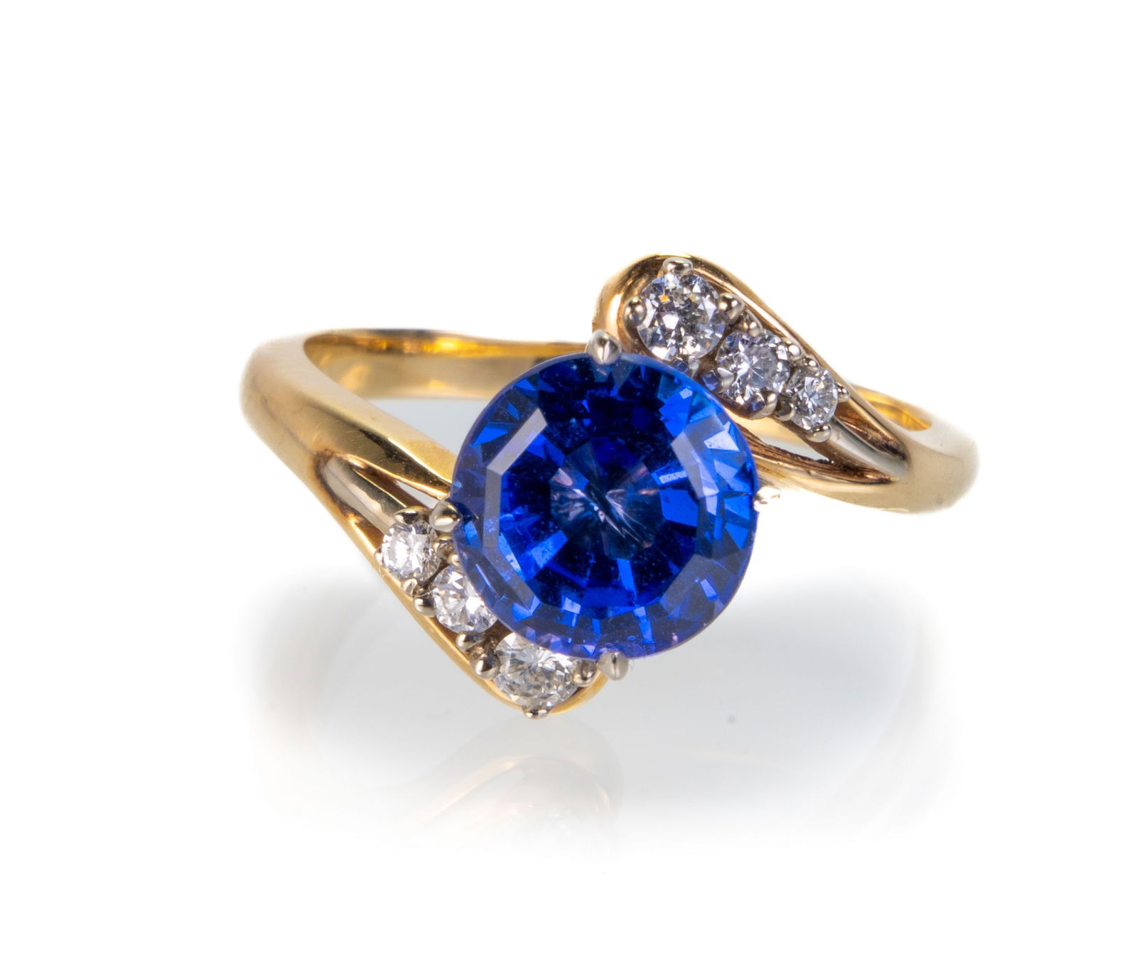 18k Tanzanite ring (1 of 6)