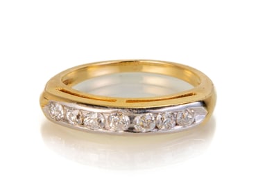14k Diamond Ring Band