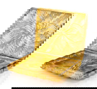 Schlumberger for Tiffany 18k Yellow Gold Cigarette Case: 18k yellow gold rectangular cigarette case designed by the legendary Jean Schlumberger for Tiffany featuring an exquisite hand-chased twining ribbon motif. Measurements: Approximately 3 3/4 inches by