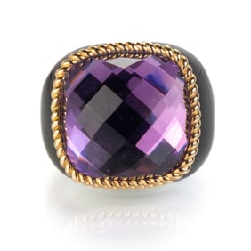 14k Amethyst Stone Ring