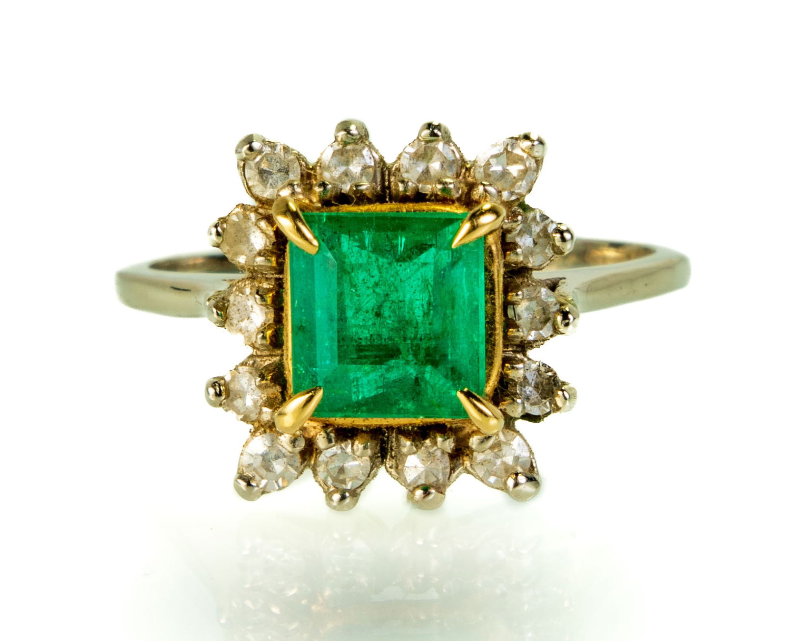14k Emerald and Diamond Ring (1 of 5)