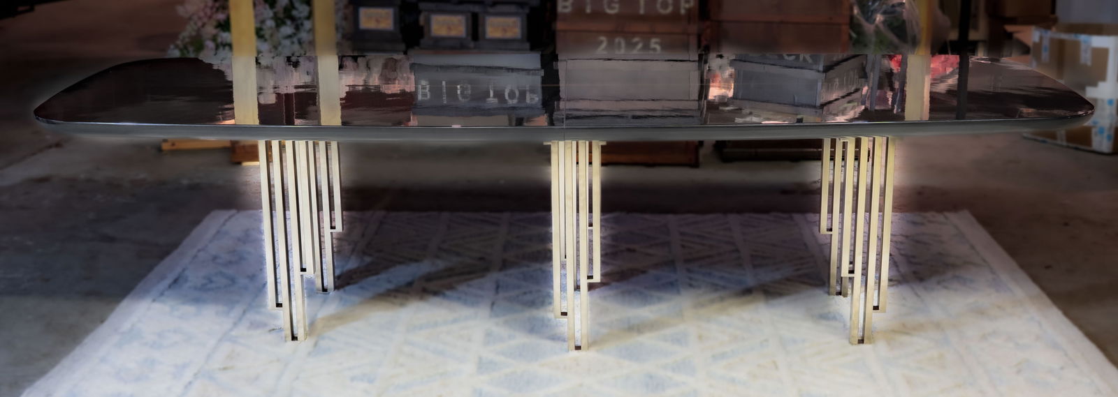 Christopher Guy Eiffel Veneered Mahogany Dining Room Table (1 of 9)