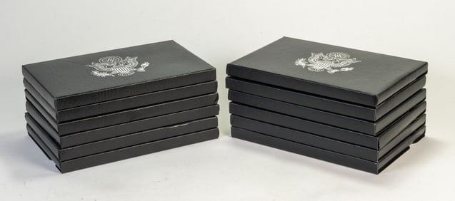 Twelve (12) US Mint Silver Proof Sets