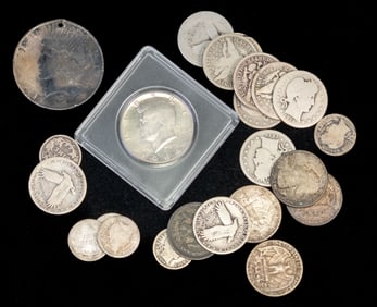 Mixed Lot US 90% Silver Coins $5.85 FV